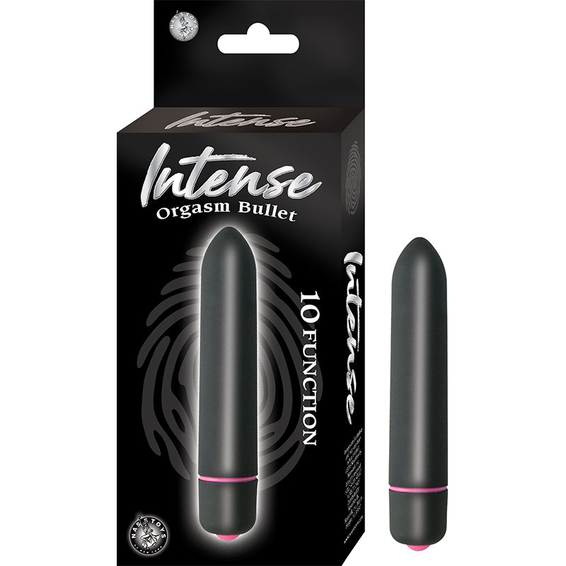 Intense Orgasm Bullet 10 Function Waterproof  Black-0